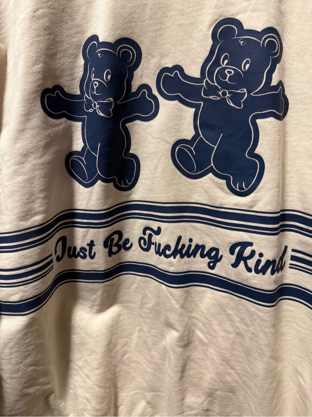 The Mayfair Group "Just Be F*cking Kind" Oversized Crewneck Sweatshirt - OS Plus - Picture 2 of 7
